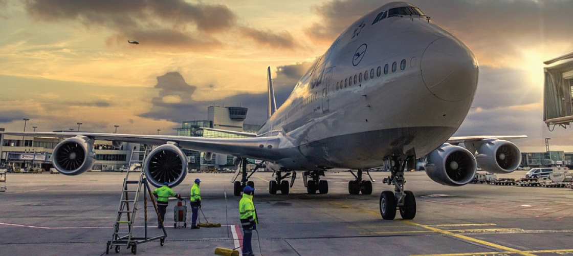 Airplane at airport